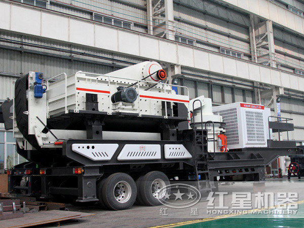 山皮土移動式破碎機:配圓錐破 山皮土移動式破碎機:配圓錐破