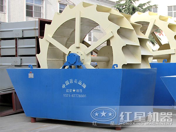 風化砂洗砂機:雙輪斗 風化砂洗砂機:雙輪斗