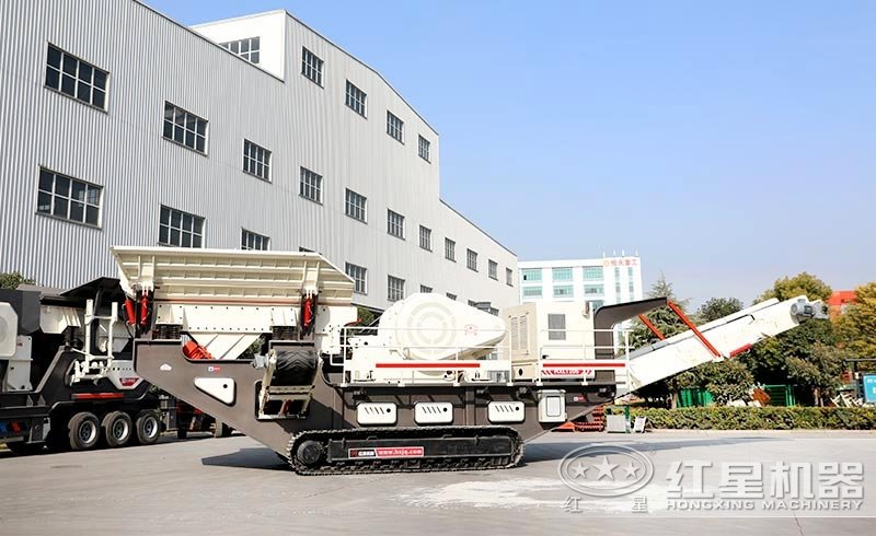 移動(dòng)式機(jī)制砂設(shè)備廠家：履帶移動(dòng)破