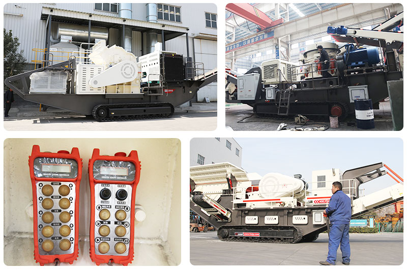 履帶式移動破碎機遙控操作,簡單方便,科技感十足 履帶式移動破碎機遙控操作,簡單方便,科技感十足