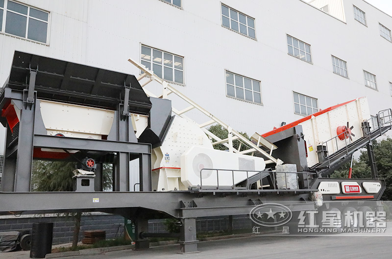 搭重錘破石子流動破碎機(jī) 搭重錘破石子流動破碎機(jī)