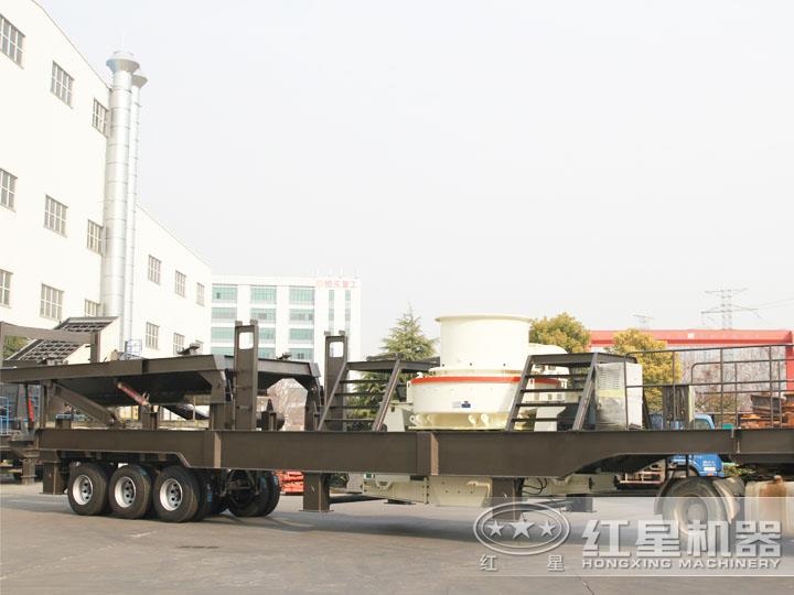 移動(dòng)柴油打砂機(jī)，可一鍵智能操作，液壓控制