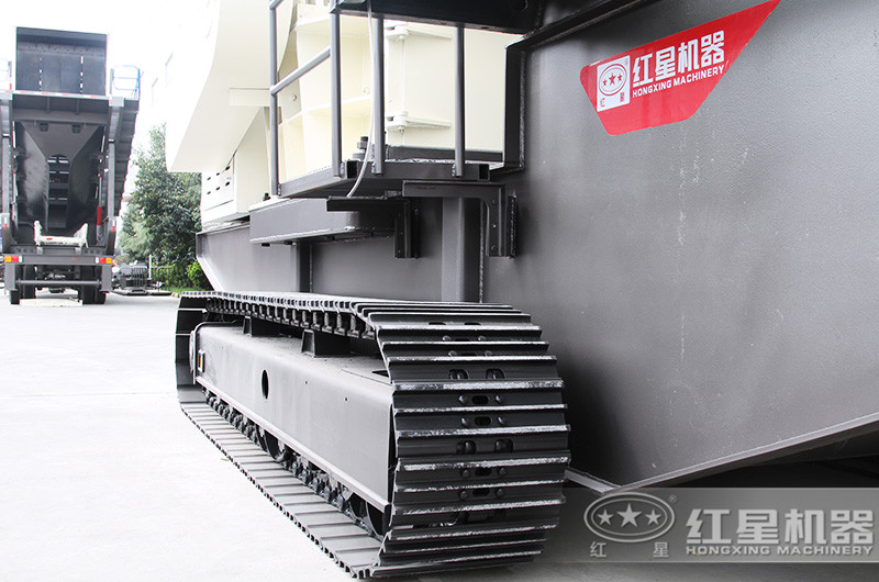 可移動建筑工地垃圾粉碎機，履帶液壓驅動