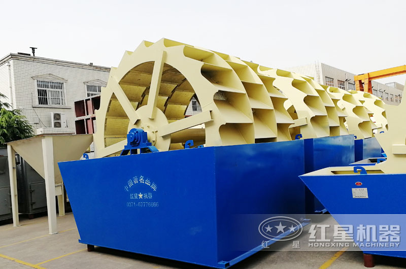 輪斗式洗砂機三輪產量高達90-260t/h 輪斗式洗砂機三輪產量高達90-260t/h