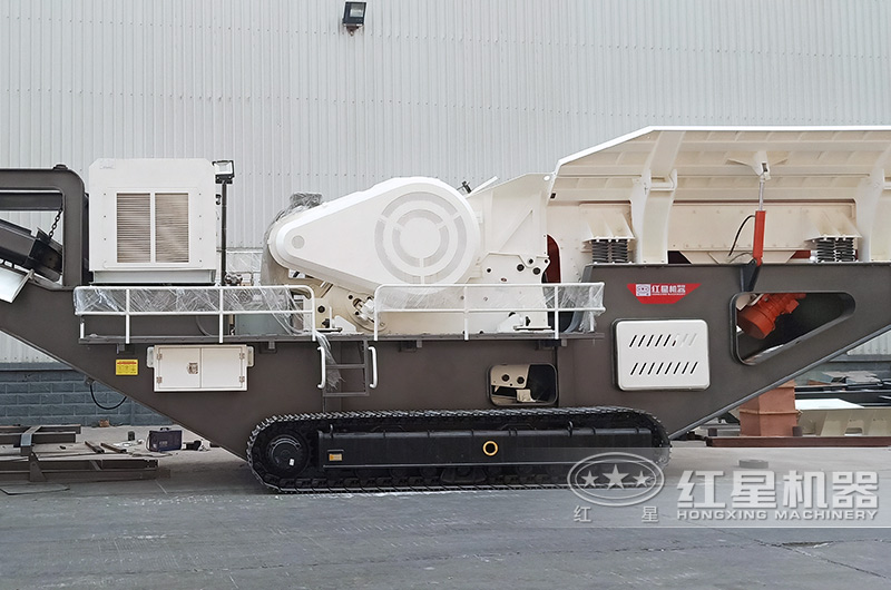 砂石料生產(chǎn)線全套設(shè)備:移動鄂破機 砂石料生產(chǎn)線全套設(shè)備:移動鄂破機