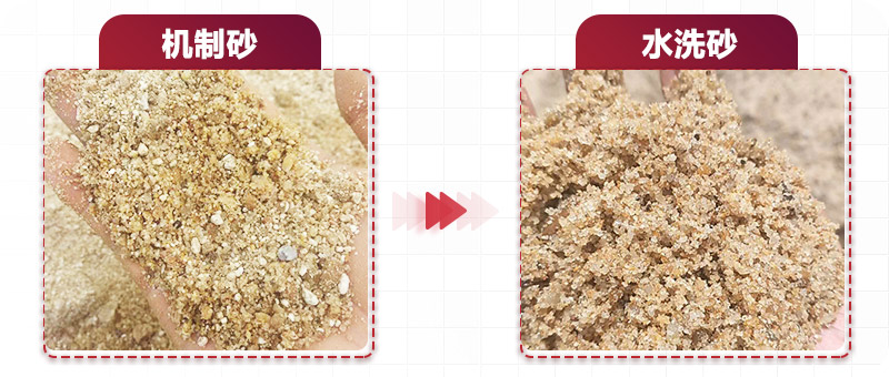 成品機(jī)制砂和水洗砂 成品機(jī)制砂和水洗砂