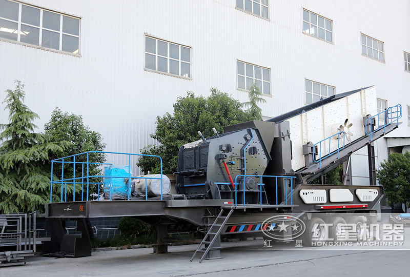 反擊破篩分移動(dòng)破碎機(jī):制砂+篩分 反擊破篩分移動(dòng)破碎機(jī):制砂+篩分