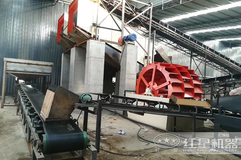 小型洗砂機作業現場圖片 小型洗砂機作業現場圖片