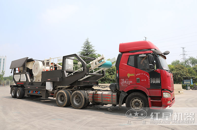 車載碎石機(jī)設(shè)備直接開往客戶現(xiàn)場(chǎng) 車載碎石機(jī)設(shè)備直接開往客戶現(xiàn)場(chǎng)