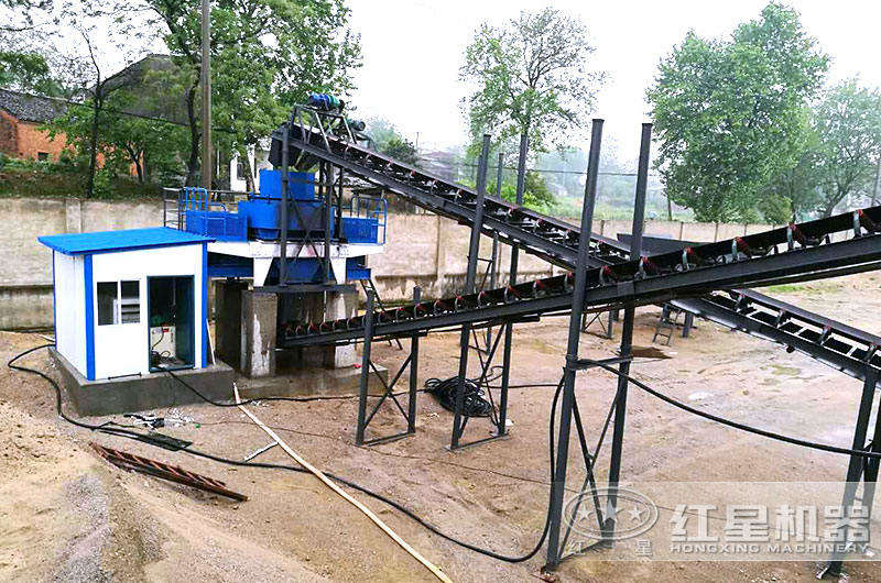 時(shí)產(chǎn)700噸石英砂巖制砂生產(chǎn)線 時(shí)產(chǎn)700噸石英砂巖制砂生產(chǎn)線